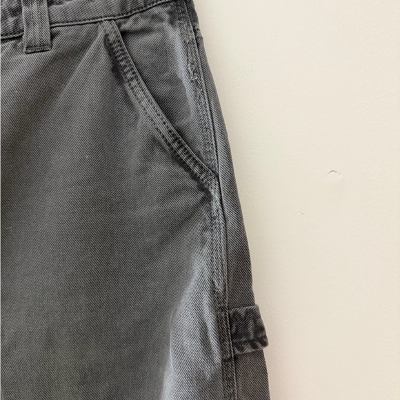 TNA Aritzia High Waisted Carpenter Greenwich Pant in Grey Size 4 Cotton Jean - Picture 5 of 16